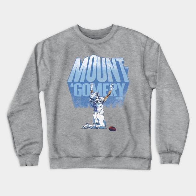 David Montgomery Detroit MOUNTgomery Crewneck Sweatshirt by ClarityMacaws